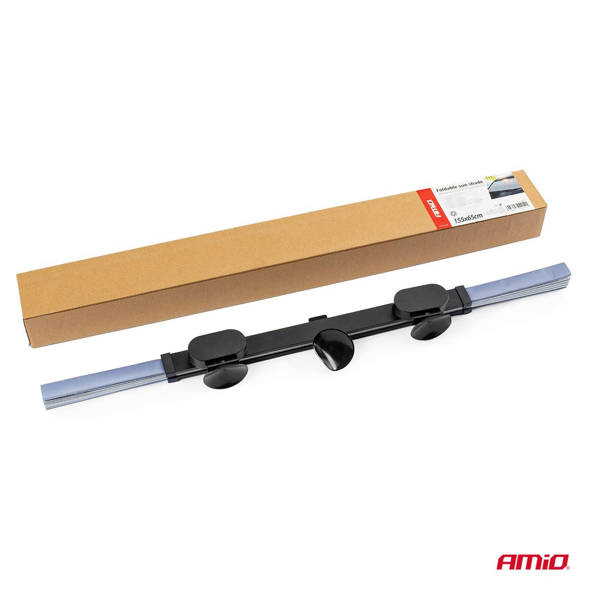 PARE-SOLEIL EN ACCORDEON RETRACTABLE - 155X65 CM AMIO