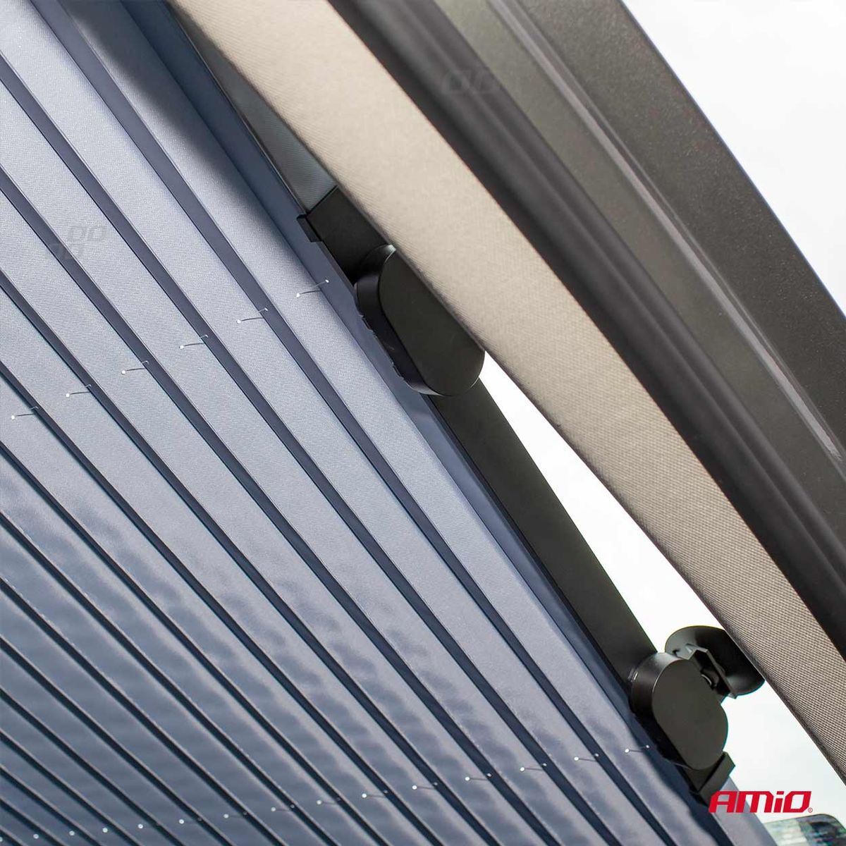 PARE-SOLEIL EN ACCORDEON RETRACTABLE - 155X65 CM AMIO