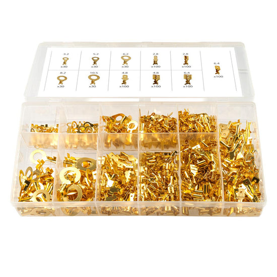 COFFRET DE COSSES EN LAITON NON ISOLÉES 750 PIÈCES AMIO