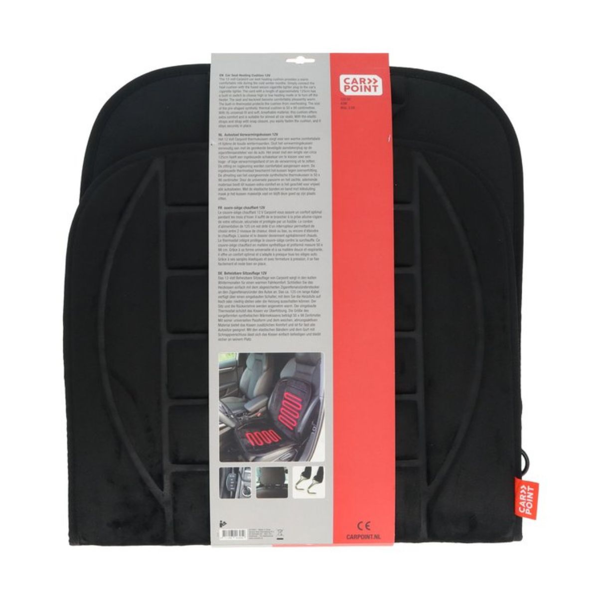 COUVRE-SIEGE CHAUFFANT 12V CARPOINT