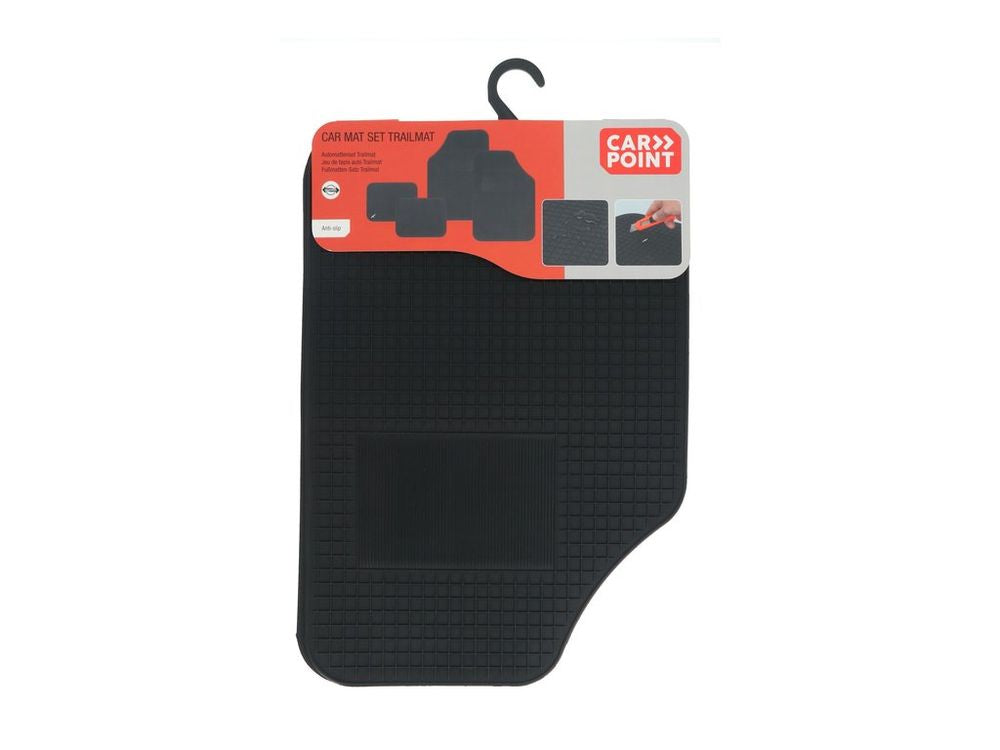 JEU DE 4 TAPIS CAOUTCHOUC CARPOINT TRAILMAT