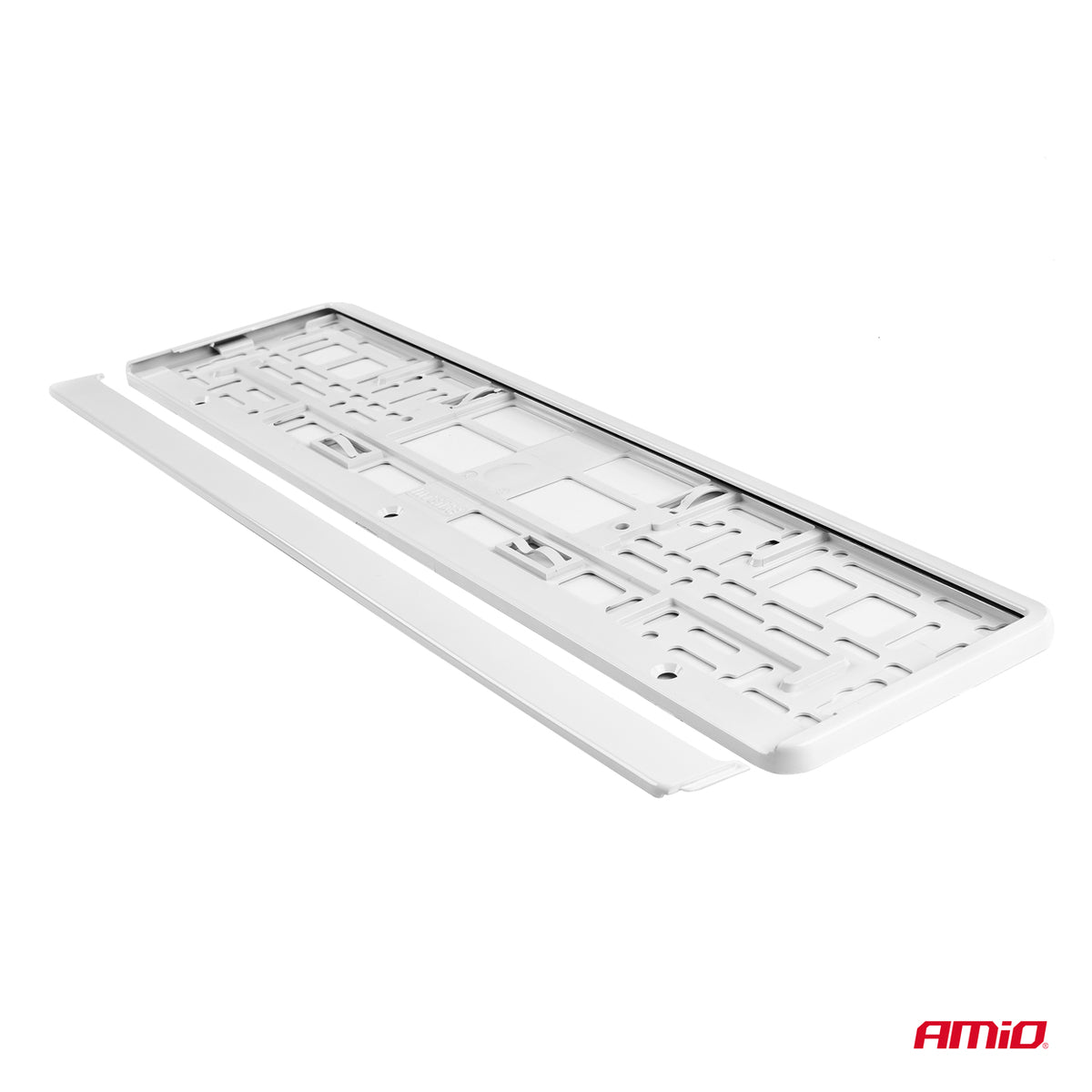 SUPPORT DE PLAQUE D'IMMATRICULATION BLANC  AMIO