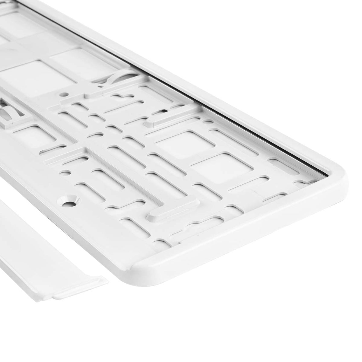 SUPPORT DE PLAQUE D'IMMATRICULATION BLANC  AMIO
