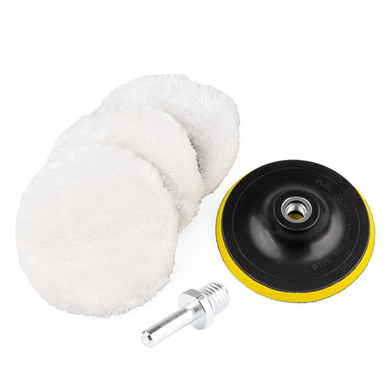 JEU DE 5 TAMPONS DE POLISSAGE EN LAINE AMIO