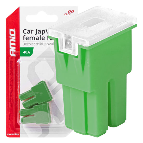 LOT DE 2 FUSIBLES JAPVAL PAL FEMELLE 40 AMP AMIO