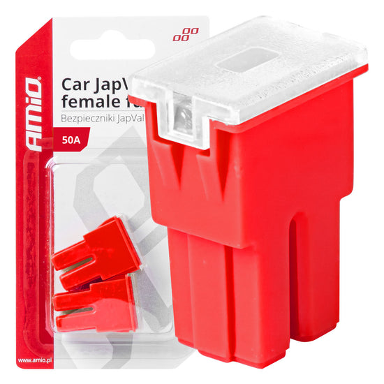 FUSIBLE X 2 PAL JAPVAL FEMELLE 50AMP AMIO
