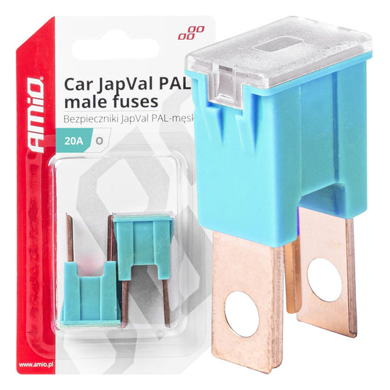 FUSIBLE X 2 PAL JAPVAL MÂLE TYPE O 20AMP AMIO