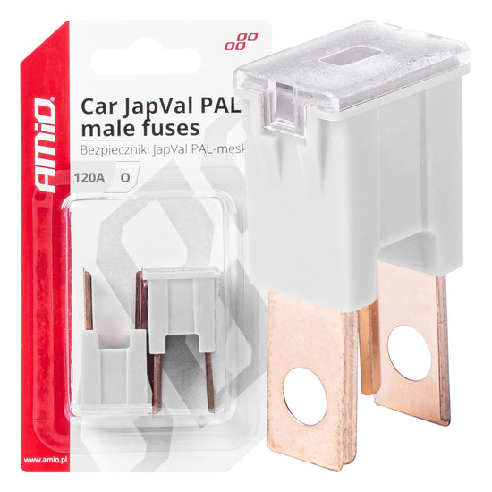 FUSIBLE X 2 PAL JAPVAL MÂLE TYPE O 120AMP AMIO