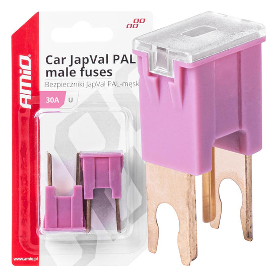 FUSIBLE X 2 PAL JAPVAL MÂLE TYPE U 30AMP AMIO
