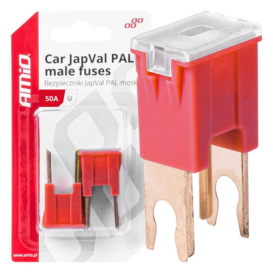 FUSIBLE X 2 JAPVAL PAL MÂLE TYPE U 80 AMP AMIO