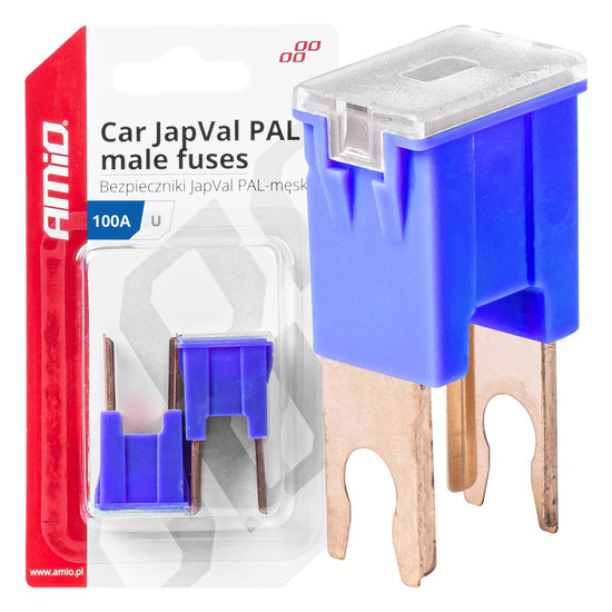 FUSIBLE X 2 JAPVAL PAL MÂLE TYPE U 100 AMP AMIO