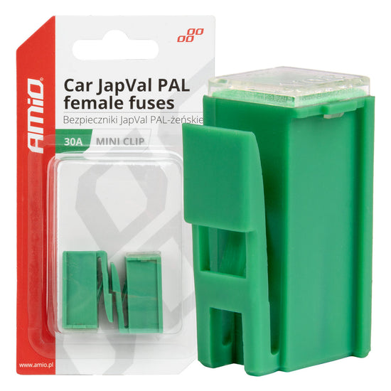 FUSIBLE X 2 PAL JAPVAL FEMELLE MINI CLIP 30AMP AMIO