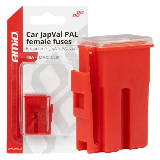 FUSIBLE X 2 PAL JAPVAL FEMELLE MAXI CLIP 45AMP AMIO