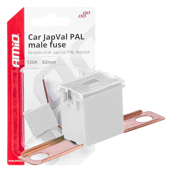 FUSIBLES JAPVAL MÂLES 62 MM 120 A X2 AMIO