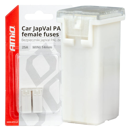 FUSIBLE X 2 PAL JAPVAL FEMELLE MINI 14 MM 25AMP AMIO