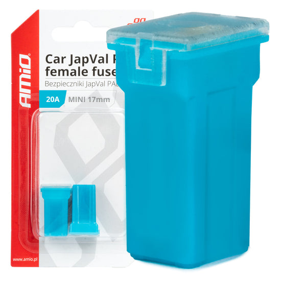 FUSIBLE X 2 PAL JAPVAL FEMELLE MINI 17 MM 20AMP AMIO