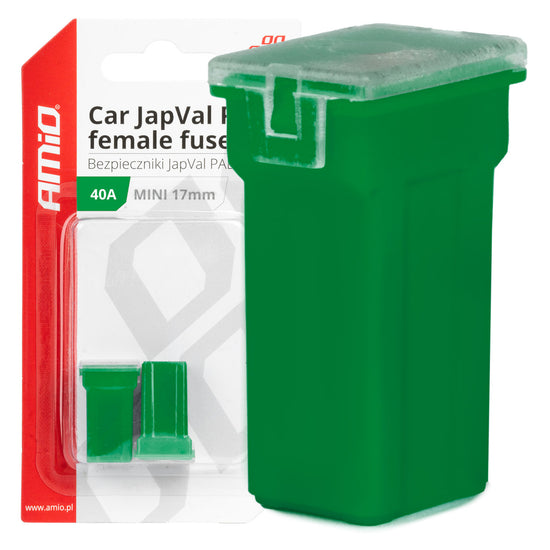 FUSIBLE X 2 JAPVAL PAL FEMELLE MINI 17 MM 40 AMP AMIO
