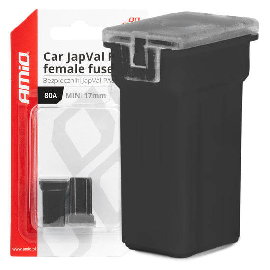 FUSIBLE X 2 PAL JAPVAL FEMELLE MINI 17 MM 80AMP AMIO
