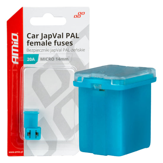 FUSIBLE X 2 JAPVAL PAL FEMELLE MICRO 14 MM 20 AMP AMIO
