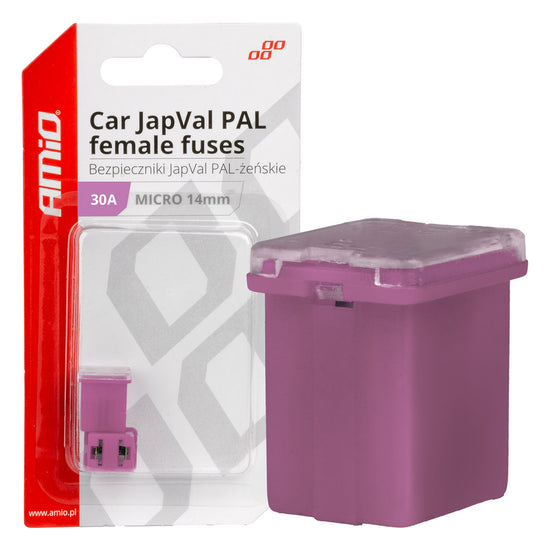 FUSIBLE X 2 JAPVAL PAL FEMELLE MICRO 14 MM 30 AMP AMIO