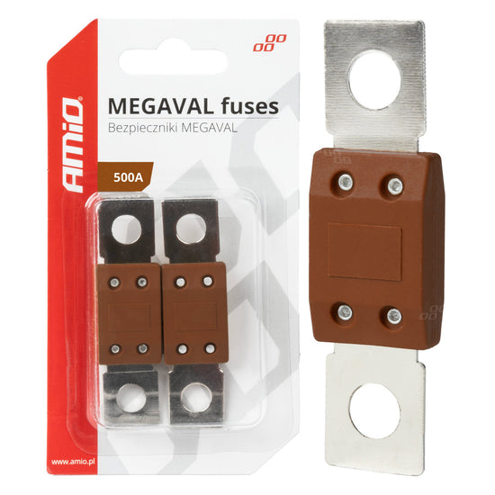 FUSIBLE X 2 MEGAVAL 500 AMP AMIO