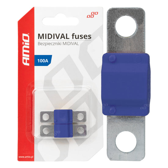 FUSIBLE X 2 MIDIVAL 100 AMP AMIO