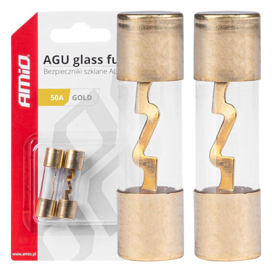 FUSIBLES AGU VERRE 50A X 2 AMIO