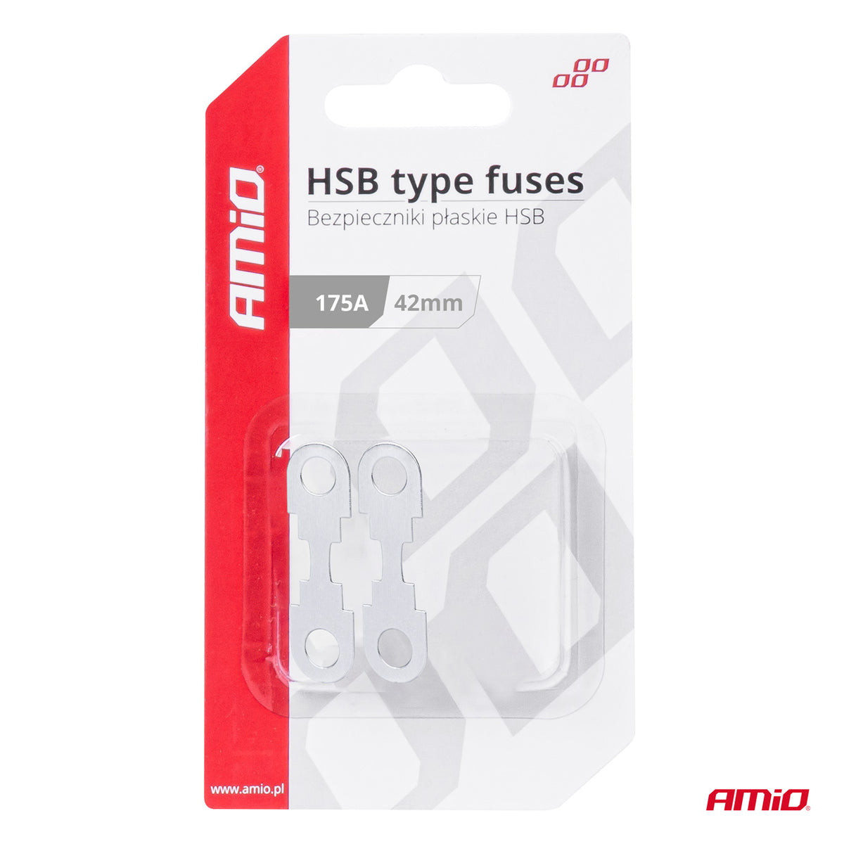 FUSIBLE X 2 A RUBAN HSB 175A AMIO