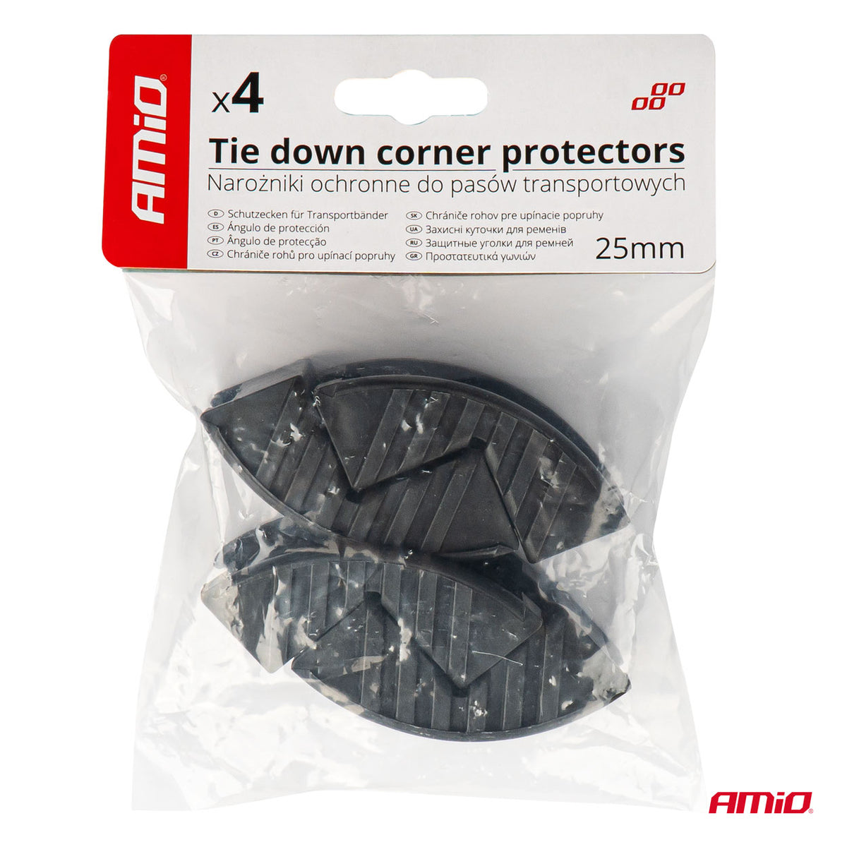 ANGLE DE PROTECTION EN PLASTIQUE POUR SANGLE X 4