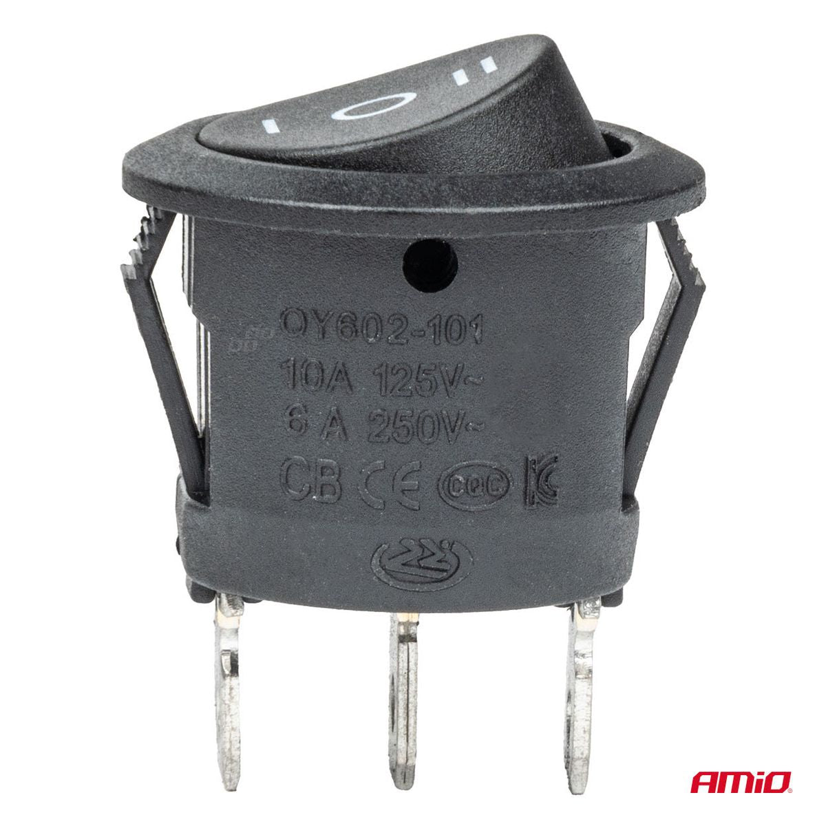 INTERRUPTEUR ROND 12/24V 20A MAX AMIO