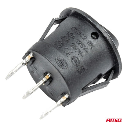 INTERRUPTEUR ROND 12/24V 20A MAX AMIO