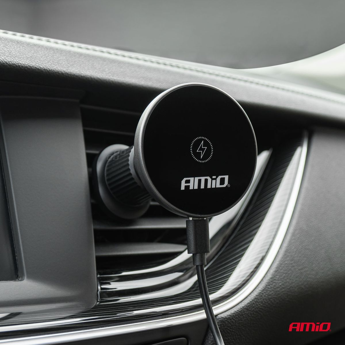 SUPPORT DE TÉLÉPHONE MAGNÉTIQUE CHARGE À INDUCTION MY MAG 15W AMIO