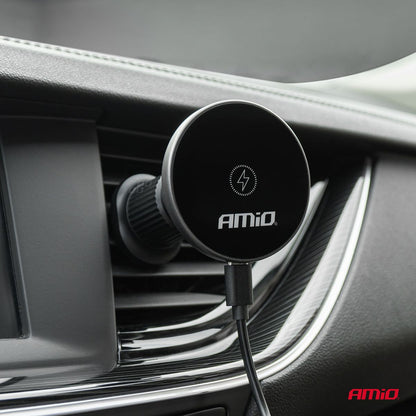 SUPPORT DE TÉLÉPHONE MAGNÉTIQUE CHARGE À INDUCTION MY MAG 15W AMIO