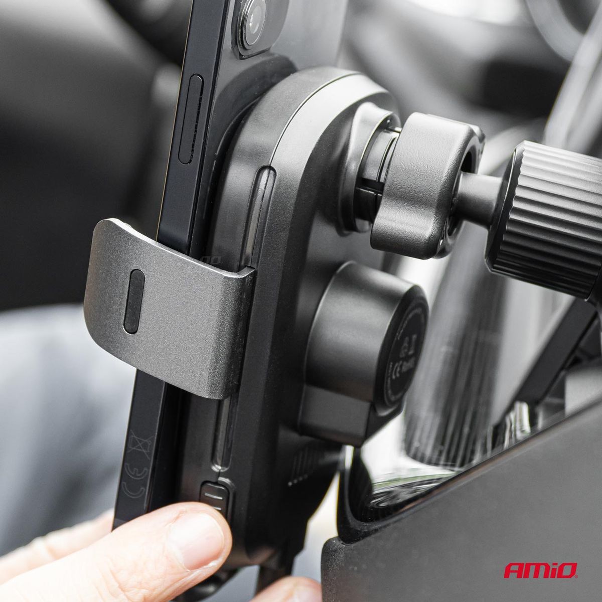 SUPPORT DE TÉLÉPHONE AVEC CHARGE À INDUCTION 15W AMIO