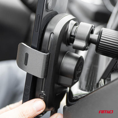 SUPPORT DE TÉLÉPHONE AVEC CHARGE À INDUCTION 15W AMIO