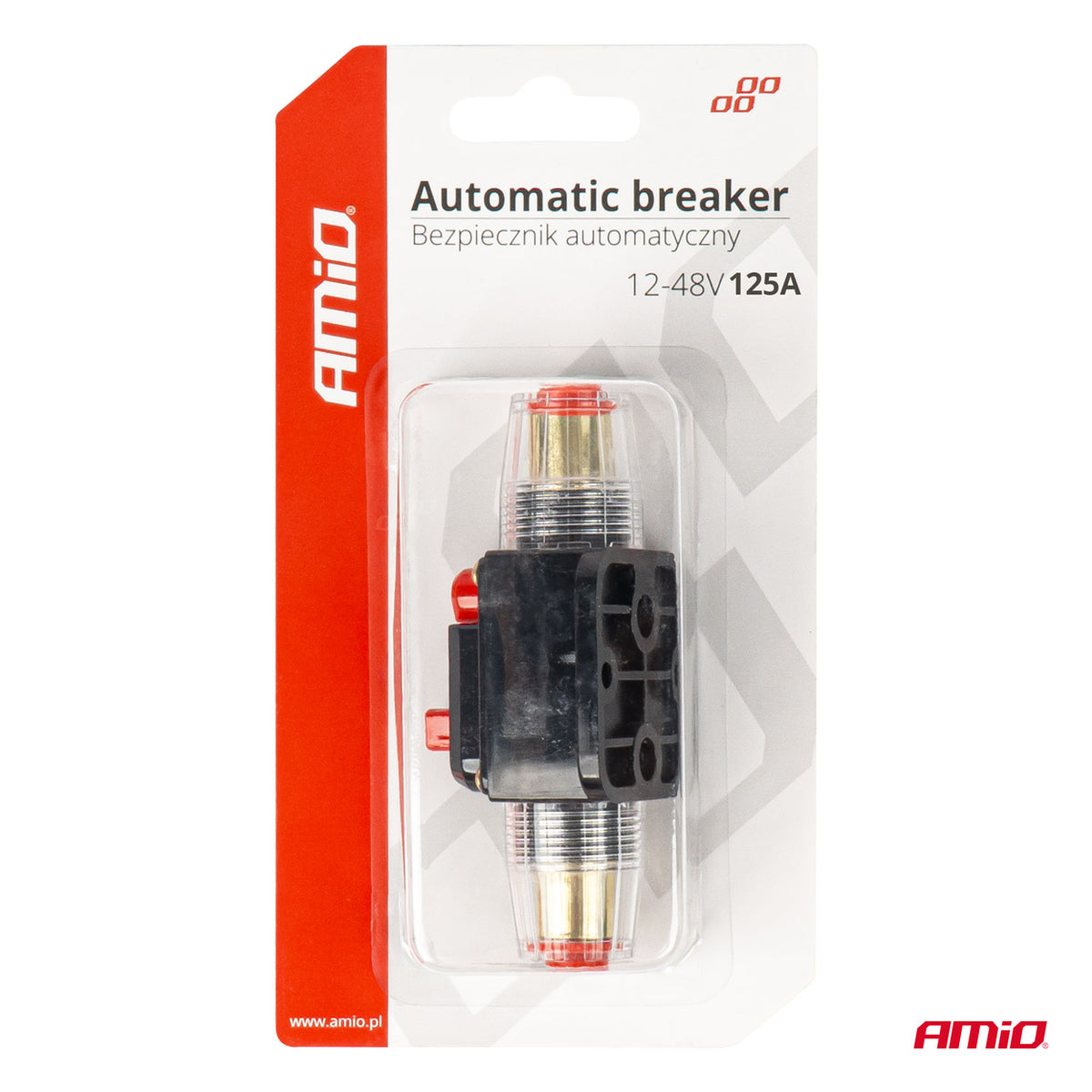 DISJONCTEUR AUTOMATIQUE REARMABLE 125A 12/48V AMIO