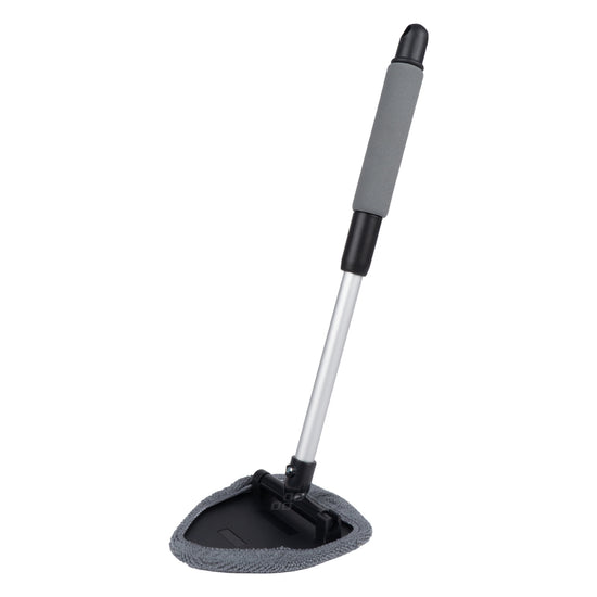 LAVE-VITRES TÉLESCOPIQUE 24-40CM TRIANGULAIRE EN MICROFIBRE AMIO
