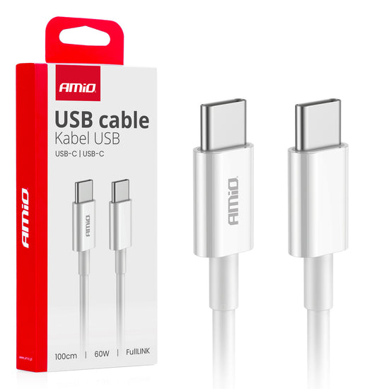 CÂBLE USB-C / USB-C 60W 1M X109 AMIO