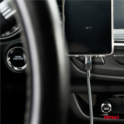 CABLE USB VERS USB-C 3A 100CM AMIO