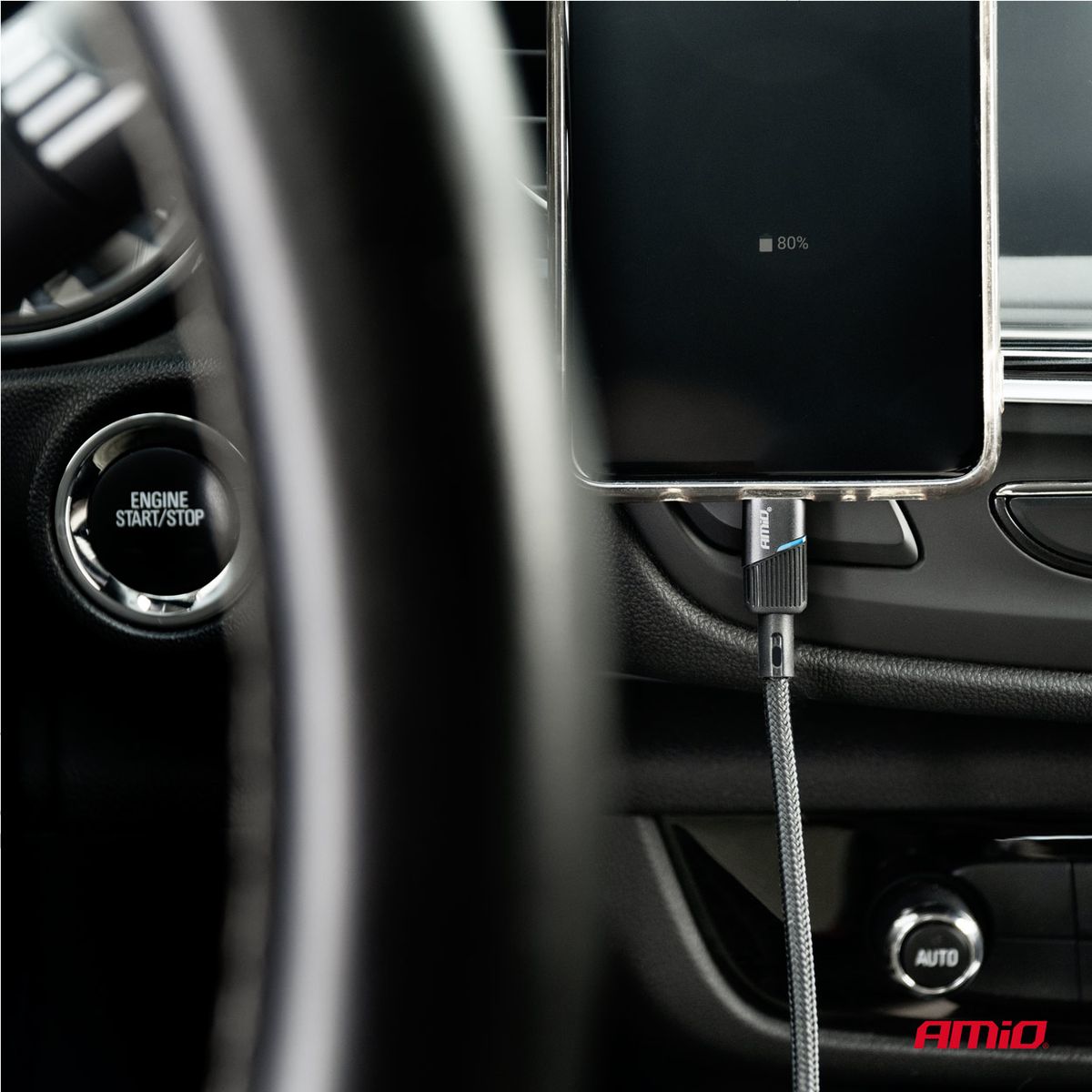 CABLE USB-C VERS USB-C 60W 100CM AMIO