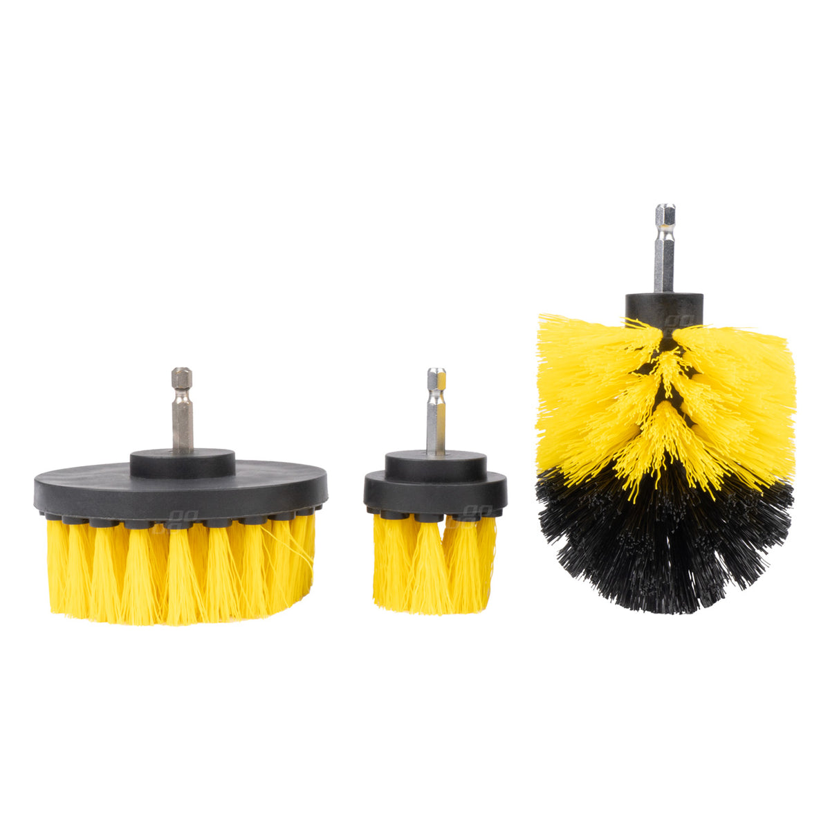 Kit 3 brosses de nettoyage pour perceuse 4,5 / 8,5 / 10 cm AMIO