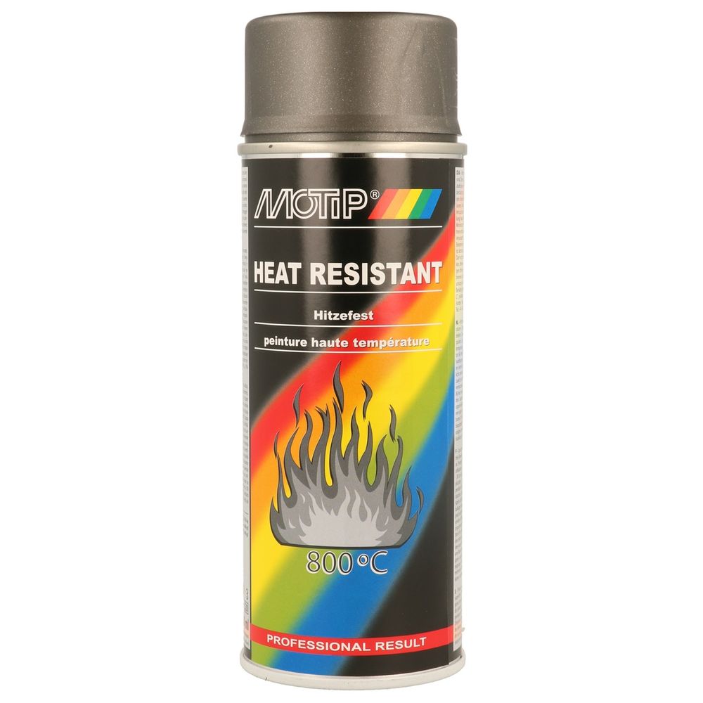 PEINTURE HAUTE TEMPERAUTRE 800°C ANTHRACITE 400ML MOTIP