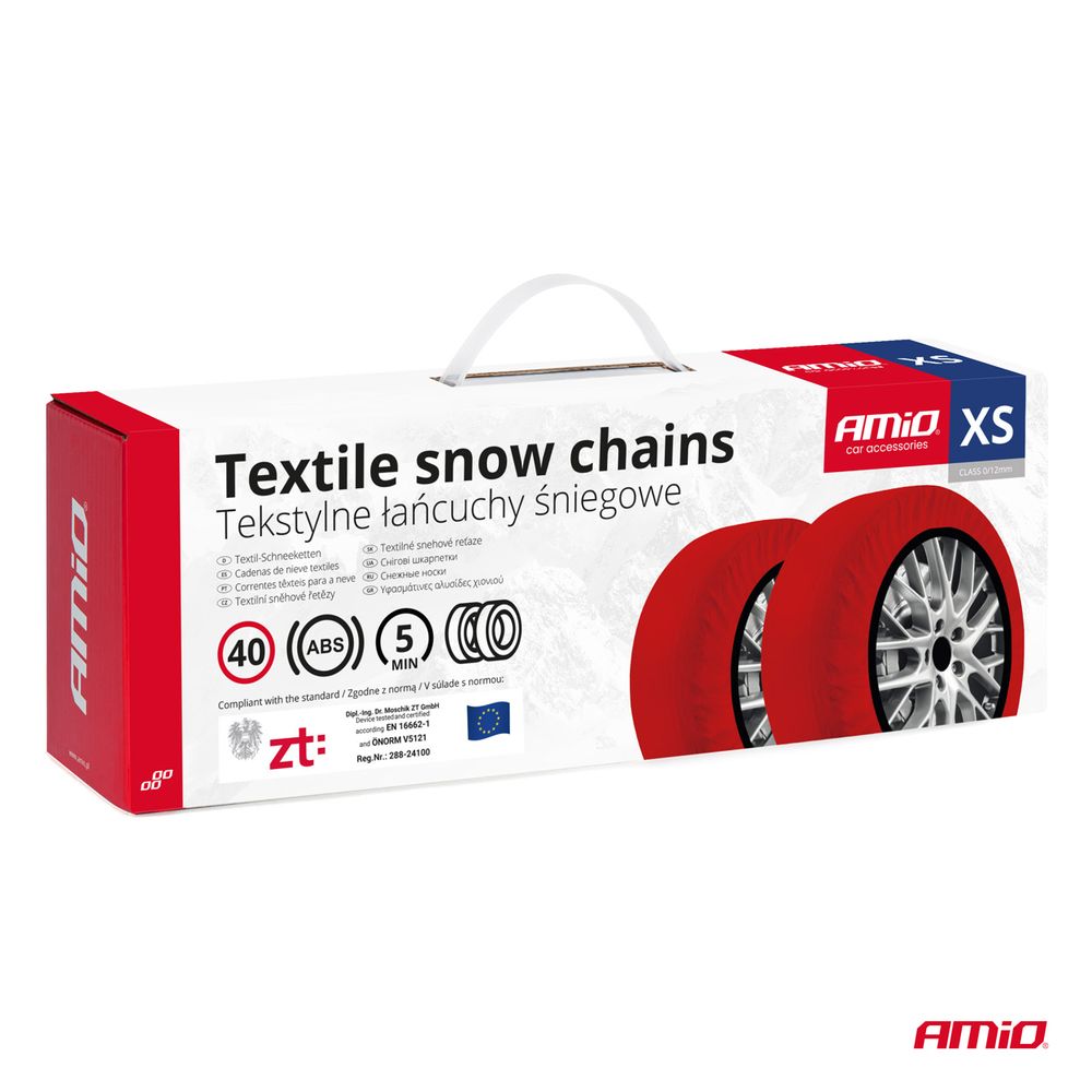 CHAUSSETTES NEIGE TEXTILE (X2) TAILLE XS AMIO