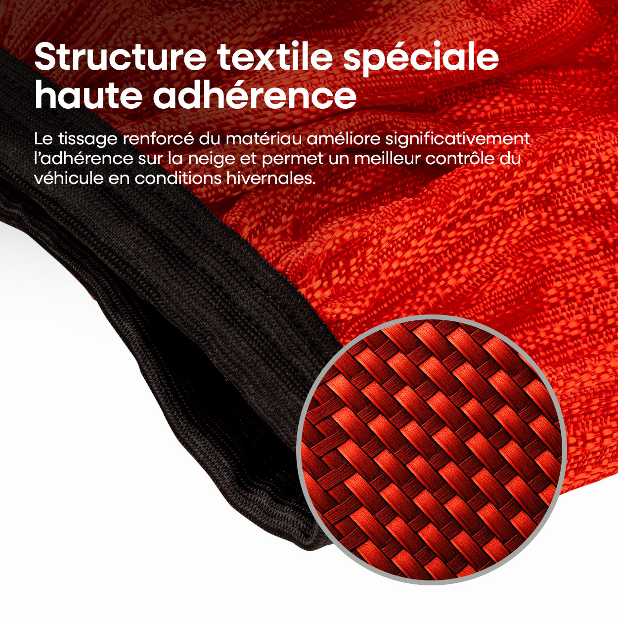 CHAUSSETTES NEIGE TEXTILE (X2) TAILLE XS AMIO