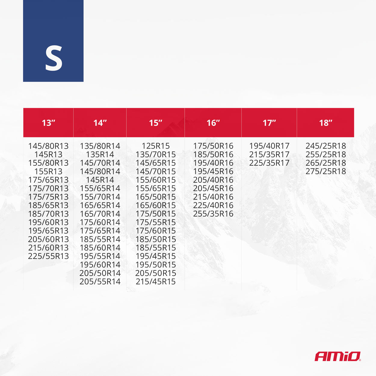 CHAUSSETTES NEIGE TEXTILE (X2) TAILLE S AMIO