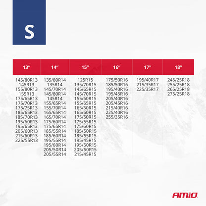 CHAUSSETTES NEIGE TEXTILE (X2) TAILLE S AMIO