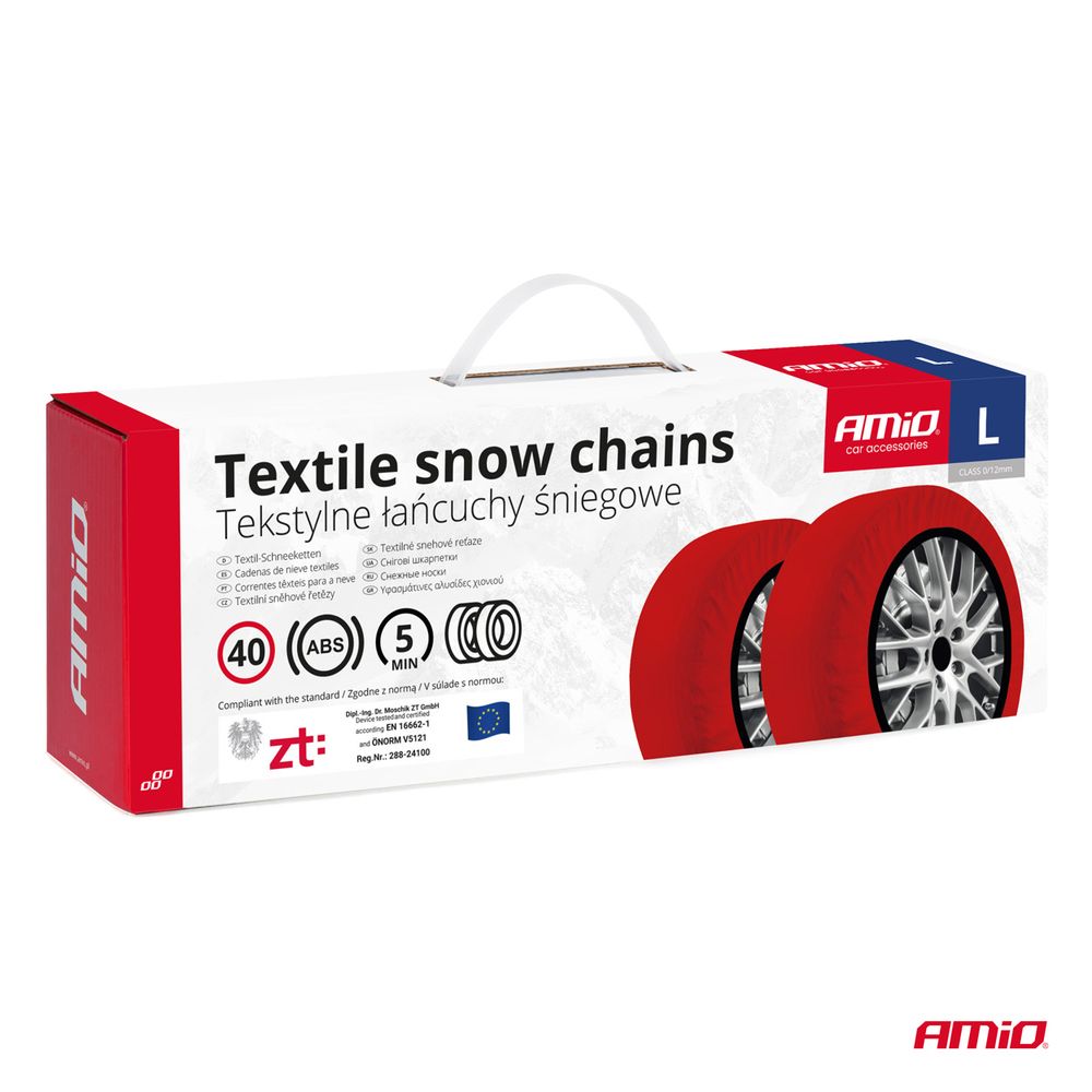 CHAUSSETTES NEIGE TEXTILE (X2) TAILLE L AMIO