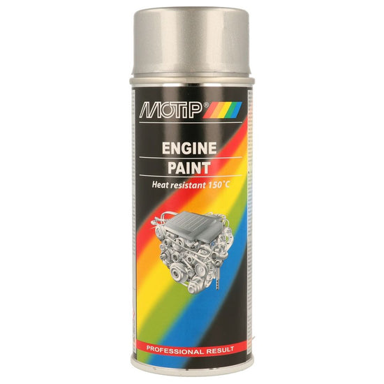 PEINTURE MOTEUR ALUMINIUM MOTIP 4000 SERIES 400 ML