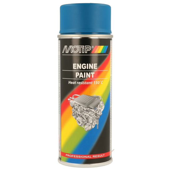 PEINTURE MOTEUR BLEU MOTIP 4000 SERIES 400 ML