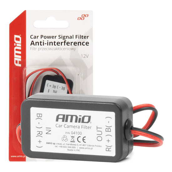 FILTRE ANTI-PARASITES D'ALIMENTATION 12V AMIO